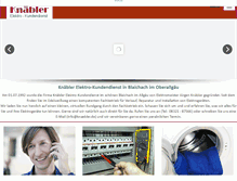 Tablet Screenshot of knaebler.de
